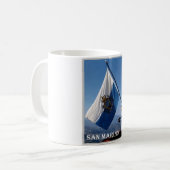 San Marino - Waving Flag - Koffiemok (Voorkant links)