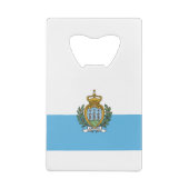San Mario Flag Creditkaart Flessenopener (Achterkant)