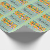 San martin California with abstract art Cadeaupapier (Hoek)