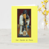 "San Martín DE Porres " Kaart (Gele Bloem)