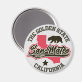San Mateo, Californië Magneet (Voorkant / Achterkant)