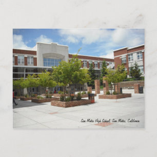 San Mateo High School Briefkaart