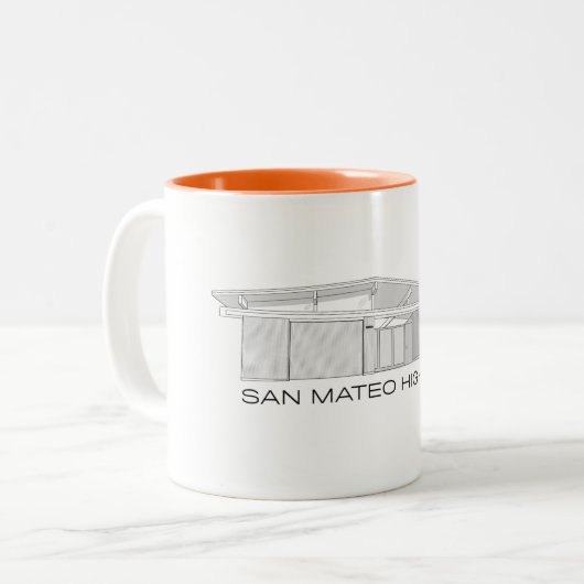 San Mateo Highlands Eichler Mok (Voorkant links)