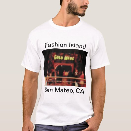 San Mateo Mode Island goudmijn T Shirt (Voorkant)