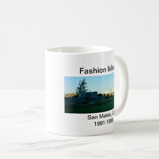 San Mateo Mode Island Koffie Mok (Voorkant rechts)