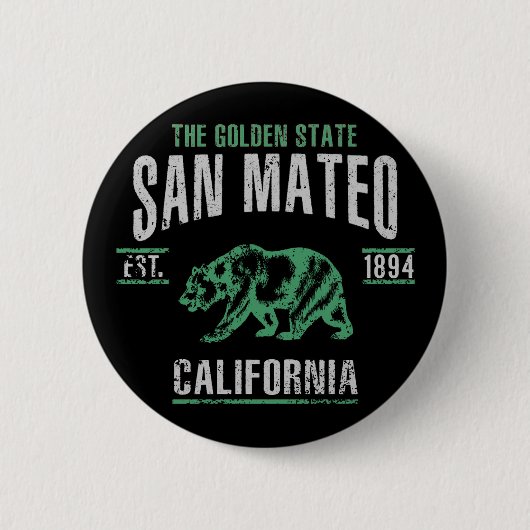 San Mateo Ronde Button 5,7 Cm (Voorkant)
