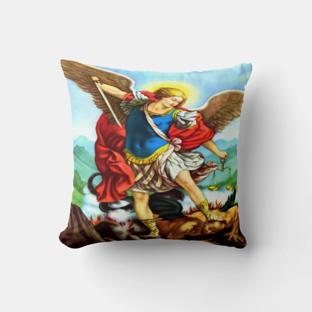 San Miguel Almohada - St Michael Pillow Kussen (Voorkant)
