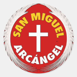 San Miguel Arcangel Ronde Sticker