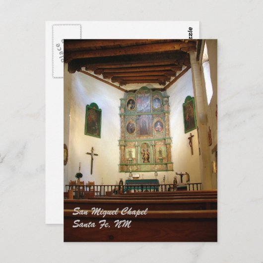 San Miguel Chapel Briefkaart (Voorkant / Achterkant)