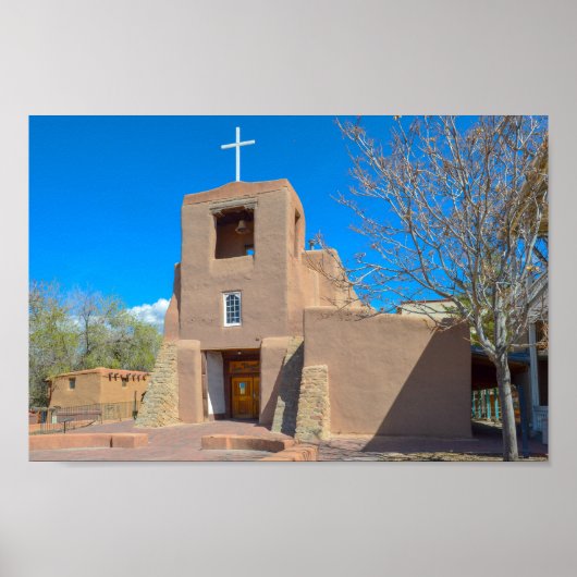 San Miguel Chapel, Santa Fe, New Mexico Poster (Voorkant)