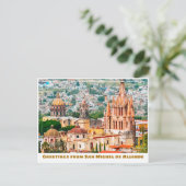 San Miguel de Allende Colorful Skyline Briefkaart (Staand voorkant)