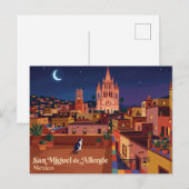 San Miguel de Allende Mexico Briefkaart (Voorkant / Achterkant)