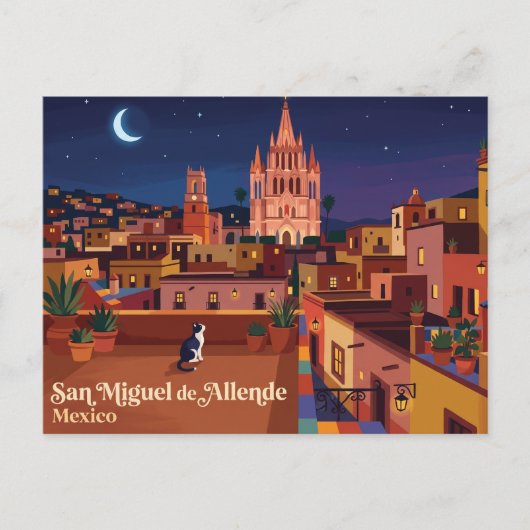 San Miguel de Allende Mexico Briefkaart (Voorkant)