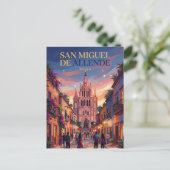 San Miguel de Allende Mexico Briefkaart (Staand voorkant)