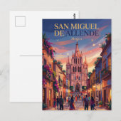 San Miguel de Allende Mexico Briefkaart (Voorkant / Achterkant)