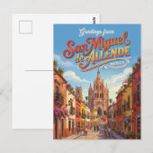 San Miguel de Allende, Mexico Briefkaart (Voorkant / Achterkant)