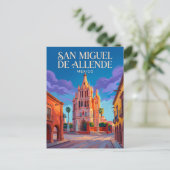 San Miguel de Allende Mexico Briefkaart (Staand voorkant)