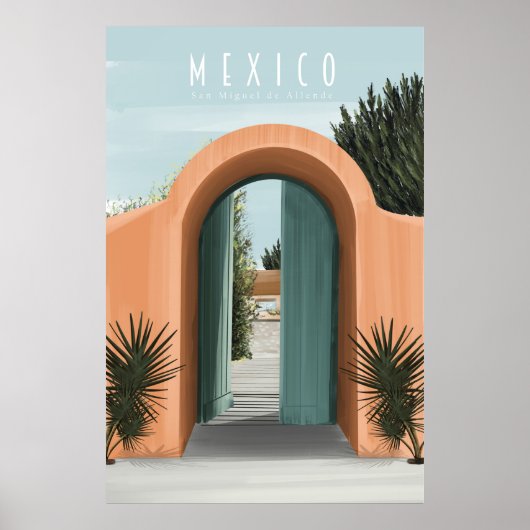 San Miguel de Allende Mexico Poster (Voorkant)