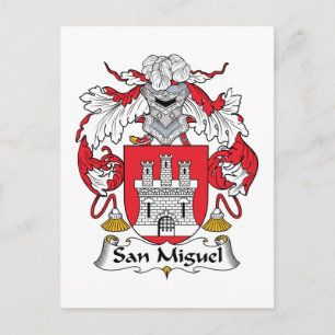 San Miguel Family Crest Briefkaart