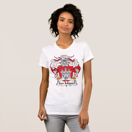 San Miguel Family Crest T-shirt (Voorkant volledig)