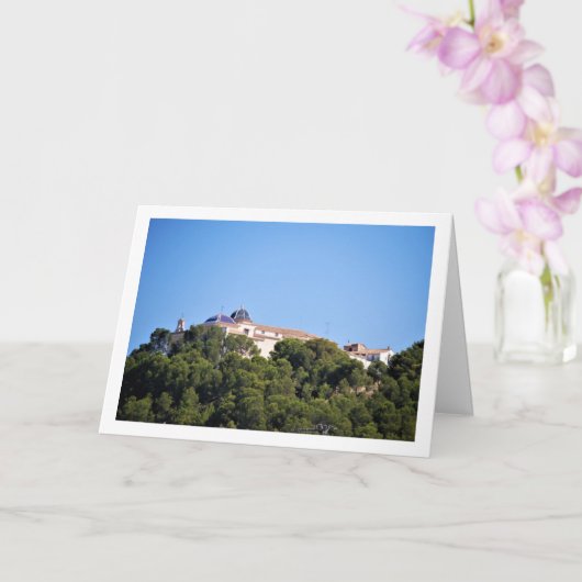 San Miguel-klooster boven Lliria-stad, Valencia Kaart (Orchidee)