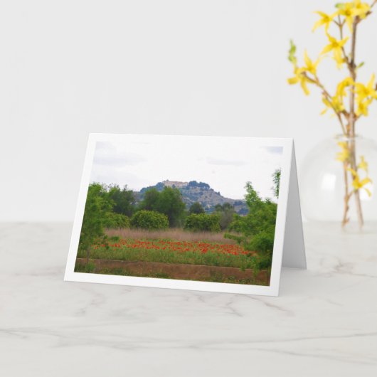 San Miguel-klooster boven papegaaiveld Kaart (Gele Bloem)