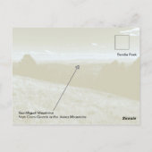 San Miguel Mountains, New Mexico Briefkaart (Achterkant)
