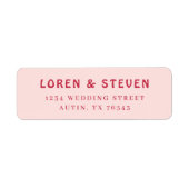 San Miguel Return-adreslabel Etiket (Voorkant)