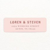 San Miguel Return-adreslabel Etiket