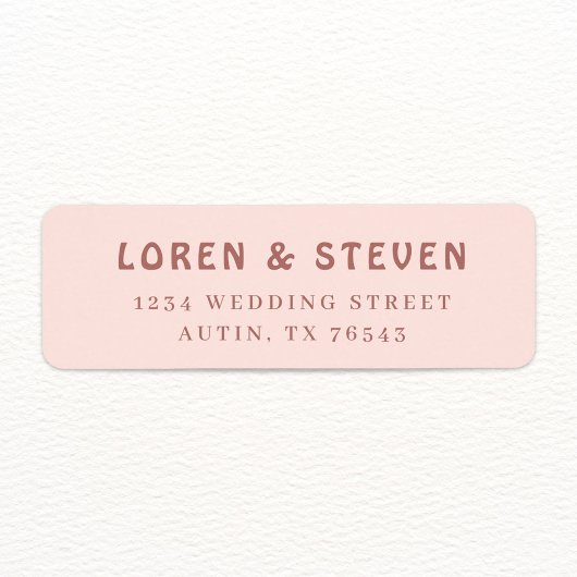 San Miguel Return-adreslabel Etiket