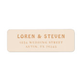 San Miguel Return-adreslabel Etiket (Voorkant)