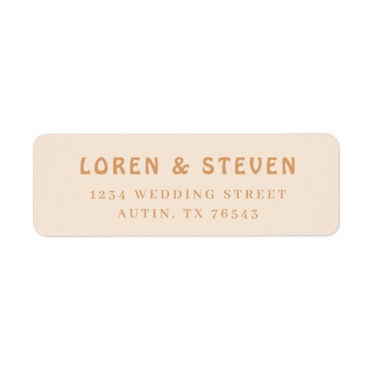 San Miguel Return-adreslabel Etiket (Voorkant)