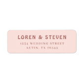 San Miguel Return-adreslabel Etiket (Voorkant)