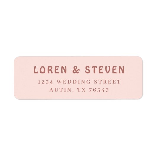 San Miguel Return-adreslabel Etiket (Voorkant)