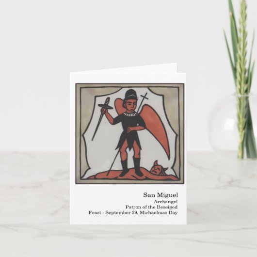San Miguel Santo Card Kaart (Voorkant)
