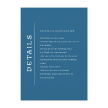 San Miguel Wedding Enclosure Card