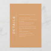 San Miguel Wedding Enclosure Card Informatiekaartje (Voorkant)