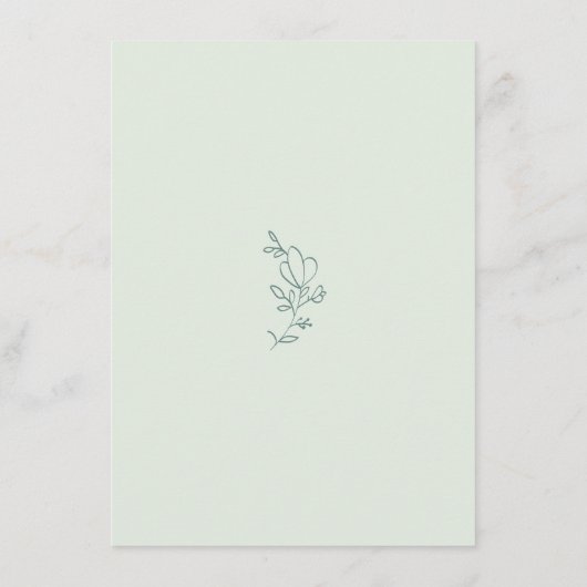 San Miguel Wedding Enclosure Card Informatiekaartje (Achterkant)