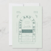 San Miguel Wedding Uitnodiging (Voorkant)