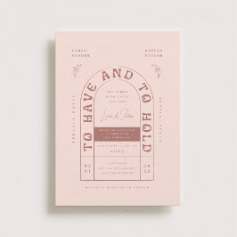 San Miguel Wedding Uitnodiging