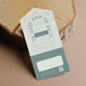 San Miguel Wedding Uitnodiging met RSVP-kaart