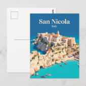 San Nicola Italië Briefkaart (Voorkant / Achterkant)