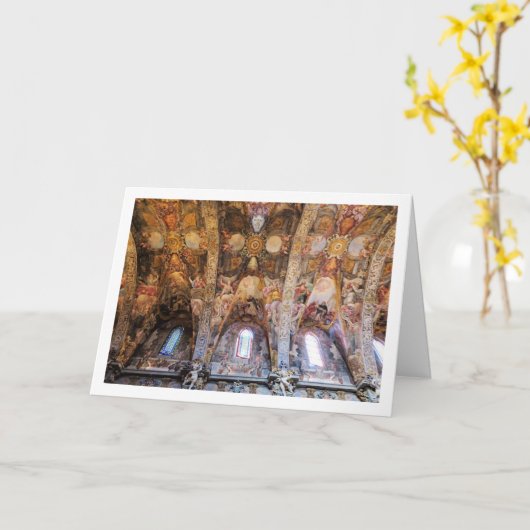 San Nicolás Kerk, Valencia Stad, Spanje Kaart (Gele Bloem)