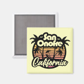 San Onofre Beach, Californië Magneet (Voorkant / Achterkant)