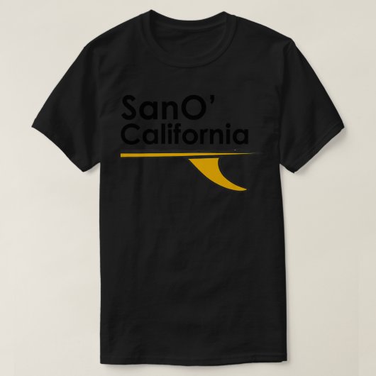 San Onofre California surf beach  T-shirt (Design voorkant)