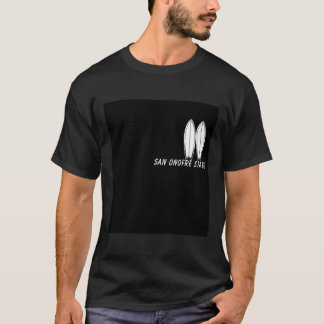 San Onofre-staatsstrand, surfen aandenken, surfer  T-shirt