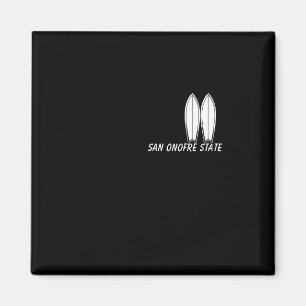 San Onofre State Beach, Surfing Souvenir, Man Surf Magneet