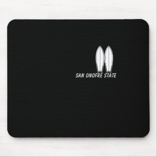 San Onofre State Beach, Surfing Souvenir, Manlijke Muismat