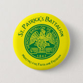 San Patricios Saint Patrick Battalion Ronde Button 5,7 Cm (Voorkant)