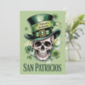 San Patricios St. Patrick's Bataljon Kaart (Staand voorkant)